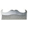 Men's Stainless Steel Anti-static Pocket Beard Comb Mustache Shaving Hai RYI