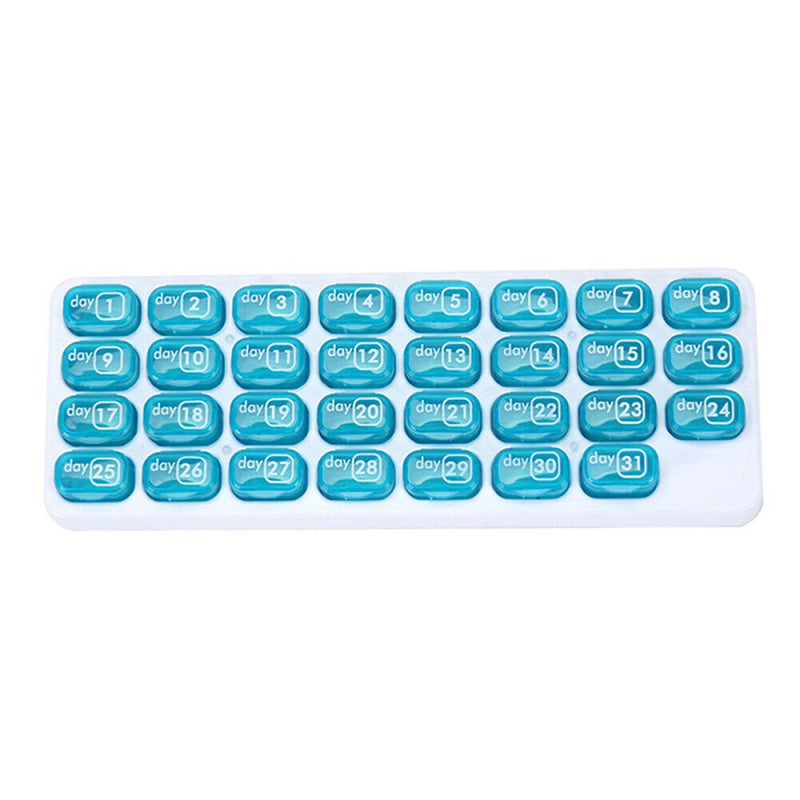 31Day Monthly Pill Travel Box Tablet Holder Medicine Dispenser Organizer YLH
