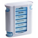 28 Compartment Pill Box 7 Day Weekly Medicine Storage Organizer Containe AEM