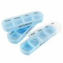 28 Compartment Pill Box 7 Day Weekly Medicine Storage Organizer Containe AEM