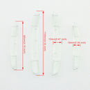 8pcs Transparent Car Door Edge Guard Scratch Proof Protector Strip Access