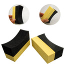 4pcs Car Tire Waxing Polishing Compound Washing Sponge Cleaning Pad Brush fgh