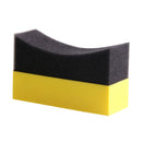 4pcs Car Tire Waxing Polishing Compound Washing Sponge Cleaning Pad Brush fgh