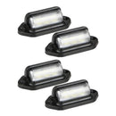 4pcs 6 LED 12V License Plate Light Car Boat Truck Trailer Waterproof