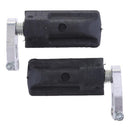 2PCS Pedals Foot Pegs Footrests Legs For 47cc 49cc Mini Moto Pocket Bik HIZ ZQJ