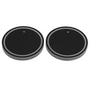 2PCS (7 Color) Car LED Colorful Water Coaster USB Charging Non-Slip Coast NAJ
