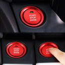 2PCS Red Car Engine Start Stop Button Switch Replace Cover Trim For Mazda QYA
