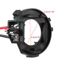 2 Pairs H7 LED Headlight Bulb Adapter Retainer Holder For Golf MK7 Jet MFE QFY