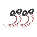 2 Pairs H7 LED Headlight Bulb Adapter Retainer Holder For Golf MK7 Jet MFE QFY