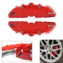 2PCS Red Car Wheel Brake Caliper Cover Front Rear Decorative Dust Resi NUB