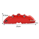 2PCS Red Car Wheel Brake Caliper Cover Front Rear Decorative Dust Resist New