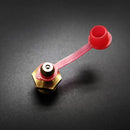 100PCS Grease Nipple Cap Grease Fitting Caps Red Dust Caps for Grease Protect jl