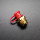 100PCS Grease Nipple Cap Grease Fitting Caps Red Dust Caps for Grease Protect jl