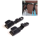4PCS Car Holder Seat Hanger Bag Stand Hook Flexible Auto Car Seat Headrest Hook