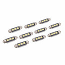 20PCS 3LED 5050 SMD C5W CANBUS Error Free Festoon Dome Light Lamp Bulbs RVH LNX