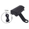 2PCS Motorcycle Rearview Mirror Waterproof Mobile Phone Charger USB Indica ALX