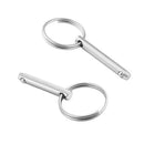 2PCS Boat Marine Bimini Top Frame Standard Quick Release Pin 316 Stainle QND