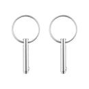 2PCS Boat Marine Bimini Top Frame Standard Quick Release Pin 316 Stainle QND