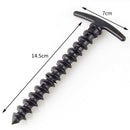 10PCS Tent Stakes Pegs Outdoor Camping Tarp Ground Plastic Spiral Screw RPB EEY