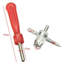 2 Sets Valve Stem Installation Remover Repair HD Chrome Tool Puller Car Ti WNJ