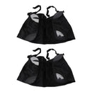 2PCS Car Back Storage Bag Storage Bag Large Capacity Storage Bag Black GMC PJT