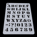12pcs Letter Alphabet Number Scrapbooking Paper Cards Layering Stencils Pa RVK
