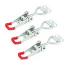3pcs Cabinet Metal Lever Handle Push Rod Pull Switch Toggle Clamp Latch Lo LOW