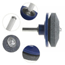 3pcs Mower Blade Drill Lawnmower Lawn Mower Sharpener For Grinding Power TSI