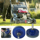 3pcs Mower Blade Drill Lawnmower Lawn Mower Sharpener For Grinding Power TSI