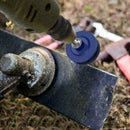 4pcs Mower Blade Drill Lawnmower Lawn Mower Sharpener For Grinding Power XAM