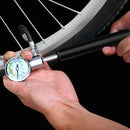 Bicycle Pump w/ Gauge High Pressure Meter Shock Bike Air Inflator Aluminum LKN