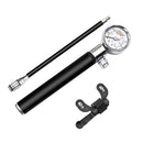 Bicycle Pump w/ Gauge High Pressure Meter Shock Bike Air Inflator Aluminum LKN