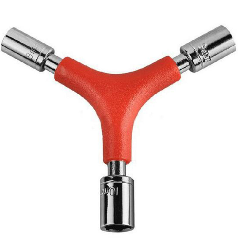 Bicycle Bike Y Type Socket Wrench Repair Tool 3 arms Hexagon Spanner 8-10mm TMA