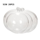 20PCS Clear Plastic Craft Ball Acrylic Transparent Sphere Bauble 5CM dgg KFK