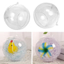 5 PCS Clear Plastic Craft Ball Acrylic Transparent Sphere Bauble 8CM SLO