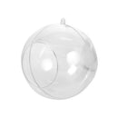 5 PCS Clear Plastic Craft Ball Acrylic Transparent Sphere Bauble 8CM SLO