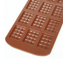 2pcs Silicone Mini Chocolate Block Bar Mould Mold Ice Tray Cake Decoratin CIK