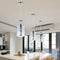 Modern Crystal Iron Ceiling Light Pendant Lamp Dining Room Chandelier NPJ