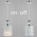 Modern Crystal Iron Ceiling Light Pendant Lamp Dining Room Chandelier NPJ