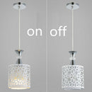 Modern Crystal Iron Ceiling Light Pendant Lamp Dining Room Chandelier Decor New