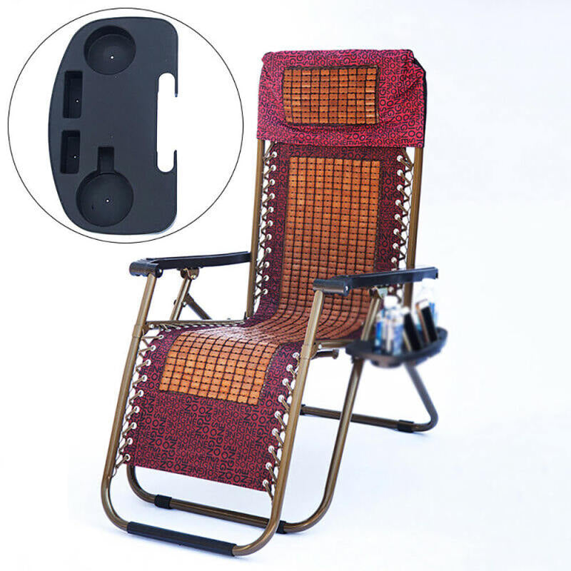 Oversize Zero Gravity Outdoor Reclining Lounge Patio Chairs Cup Holder New asd