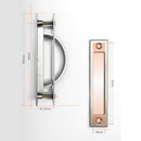 Hidden Door Cabinet Handle Zinc Alloy Recessed Flush Pull Cover Floor Knob New