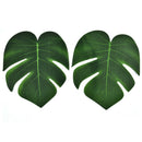 24PCS Bulk Tropical Hawaiian Green Leaves Luau Moana Home Party Table Dec LAW