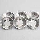 10Pcs Aluminium Alloy Egg Tart Cupcake Cookie Mold Lined Mould Baking Tools asf