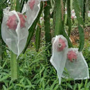 100pcs Garden Plant Fruit Protect Drawstring Net Bag Against Insect Pest Bird