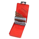 13PCS M35 Cobalt HSS Fully Ground Straight Shank Twist Drill Bit Set Kit Tool er