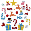 DIY Felt Christmas Tree & Ornaments New Year Gifts Kids Toys Wall Hanging zxc