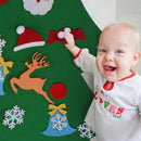 DIY Felt Christmas Tree & Ornaments New Year Gifts Kids Toys Wall Hangi AJS TUK
