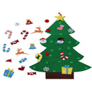 DIY Felt Christmas Tree & Ornaments New Year Gifts Kids Toys Wall Hanging zxc