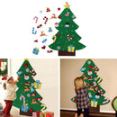 DIY Felt Christmas Tree & Ornaments New Year Gifts Kids Toys Wall Hanging zxc
